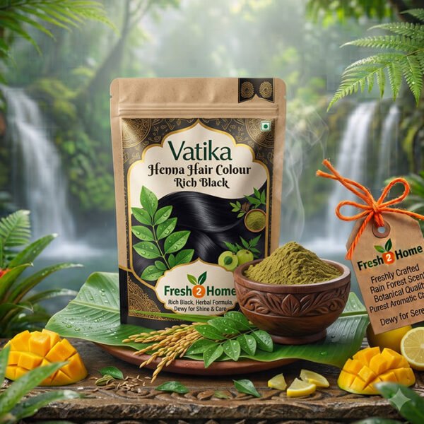 Vatika Henna Hair Colour Rich Black